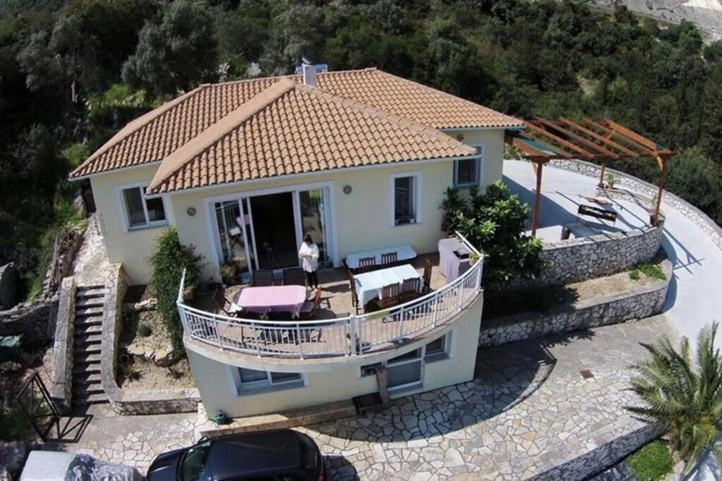 Villa Sunrise With Stunning Views And Private Pool Katokhórion Exterior foto