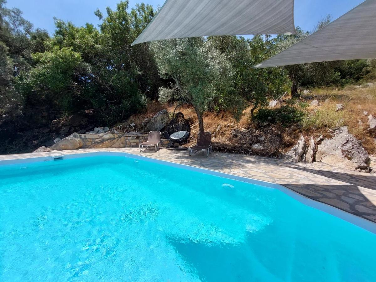 Villa Sunrise With Stunning Views And Private Pool Katokhórion Exterior foto