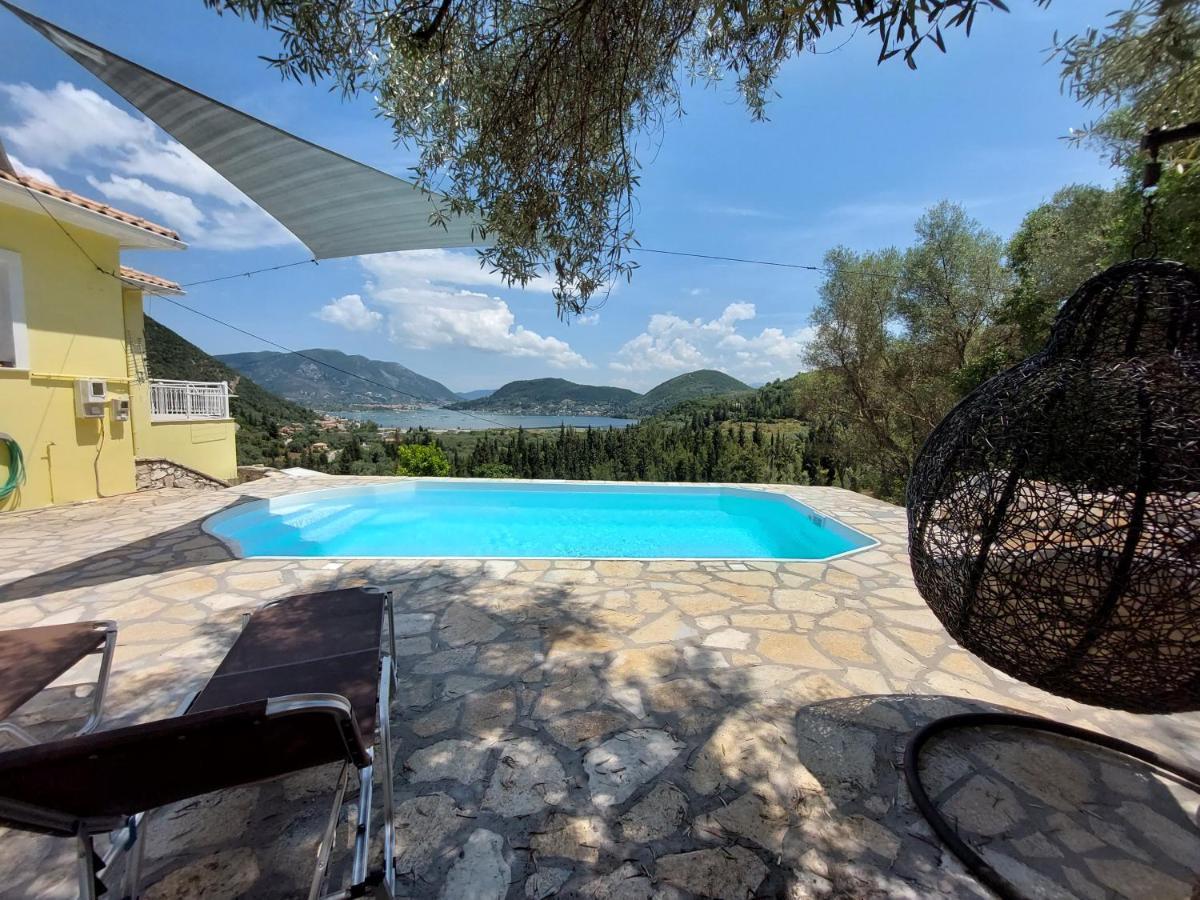 Villa Sunrise With Stunning Views And Private Pool Katokhórion Exterior foto
